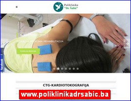 Clinics, doctors, hospitals, spas, laboratories, www.poliklinikadrsabic.ba