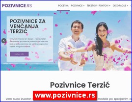 Catering, organization of celebrations, organization of weddings, www.pozivnice.rs