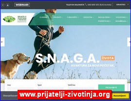 Associations for the protection of animals, accommodation of animals, www.prijatelji-zivotinja.org