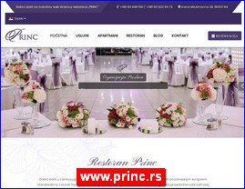 Restorani, www.princ.rs