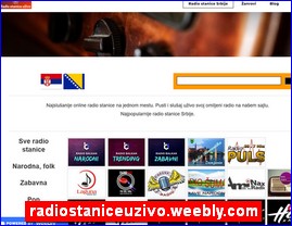 Radio stations, www.radiostaniceuzivo.weebly.com