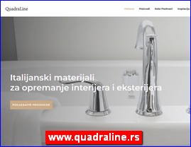 Sanitaries, plumbing, www.quadraline.rs