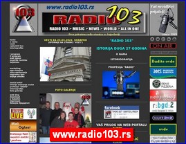 Radio stations, www.radio103.rs