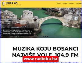 Radio stations, www.radioba.ba