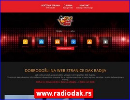 Radio stations, www.radiodak.rs