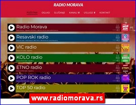 Radio stations, www.radiomorava.rs