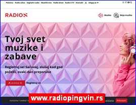Radio stations, www.radiopingvin.rs