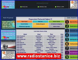 Radio stations, www.radiostanice.biz