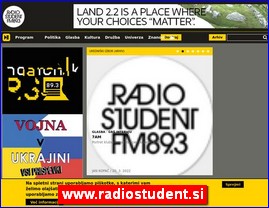 Radio stations, www.radiostudent.si