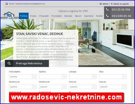 Real estate, Serbia, www.radosevic-nekretnine.com