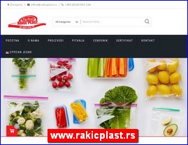 Plastika, guma, ambalaža, www.rakicplast.rs