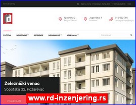 Građevinske firme, Srbija, www.rd-inzenjering.rs