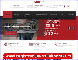 Vehicle registration, vehicle insurance, www.registracijavozilakontakt.rs