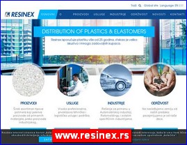 Chemistry, chemical industry, www.resinex.rs