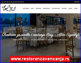 Catering, organization of celebrations, organization of weddings, www.restoranzavencanja.rs
