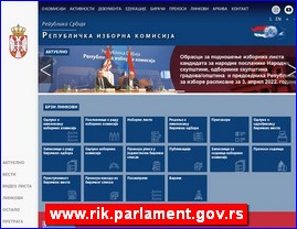 Nevladine organizacije, Srbija, www.rik.parlament.gov.rs