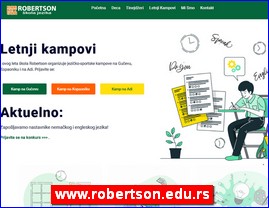 Foreign language schools, www.robertson.edu.rs