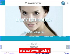 White appliances, washing machines, refrigerators, household appliances, www.rowenta.ba