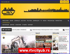 Radio stations, www.rtvcityub.rs