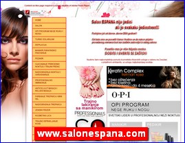 Frizeri, saloni lepote, kozmetiki saloni, www.salonespana.com