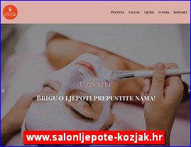Frizeri, saloni lepote, kozmetiki saloni, www.salonljepote-kozjak.hr