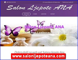 Frizeri, saloni lepote, kozmetiki saloni, www.salonljepoteana.com