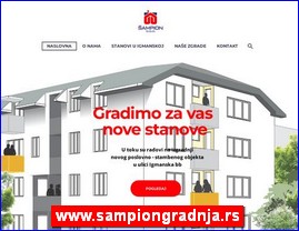 Građevinske firme, Srbija, www.sampiongradnja.rs