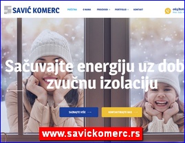 PVC stolarija, Salamander, roletne, rolo vrata, komarnici, venecijaneri, trakaste zavese, delovi za roletne, Letane, Beograd, www.savickomerc.rs