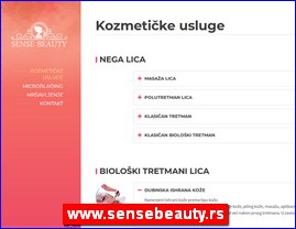 Frizeri, saloni lepote, kozmetiki saloni, www.sensebeauty.rs