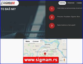 Industrija, zanatstvo, alati, Srbija, www.sigmam.rs