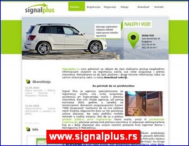 Vehicle registration, vehicle insurance, www.signalplus.rs