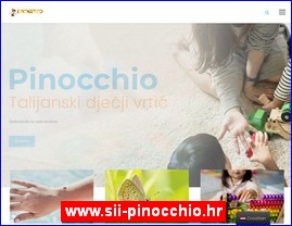 Kindergartens, nurseries, www.sii-pinocchio.hr