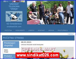 Nevladine organizacije, Srbija, www.sindikat026.com