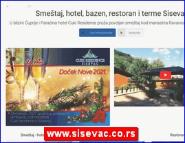 Hoteli, moteli, hosteli,  apartmani, smeštaj, www.sisevac.co.rs