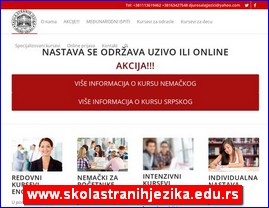 Foreign language schools, www.skolastranihjezika.edu.rs