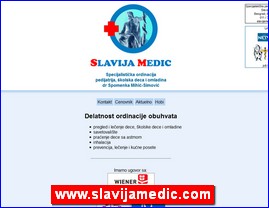 Clinics, doctors, hospitals, spas, Serbia, www.slavijamedic.com