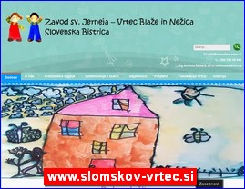 Kindergartens, nurseries, www.slomskov-vrtec.si