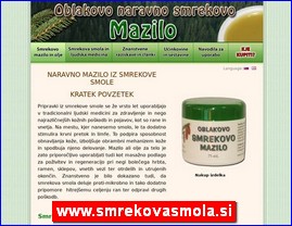 Cosmetics, cosmetic products, www.smrekovasmola.si