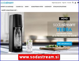 Juices, soft drinks, coffee, www.sodastream.si