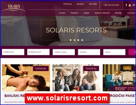 Hoteli, moteli, hosteli,  apartmani, smeštaj, www.solarisresort.com