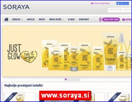 Cosmetics, cosmetic products, www.soraya.si