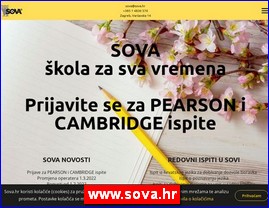 Foreign language schools, www.sova.hr