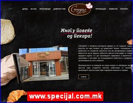 Bakeries, bread, pastries, www.specijal.com.mk