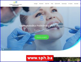 Stomatološke ordinacije, stomatolozi, zubari, www.sph.ba