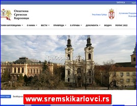 Gradovi, regije  , www.sremskikarlovci.rs