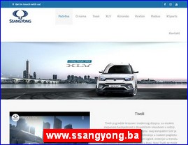 Automobili, www.ssangyong.ba