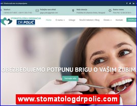 Stomatolog, zubar, stomatološka ordinacija, www.stomatologdrpolic.com