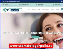 Stomatolog, zubar, stomatološka ordinacija, www.stomatologdrpolic.rs