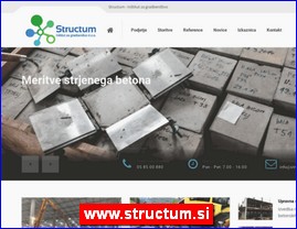 Arhitektura, projektovanje, www.structum.si