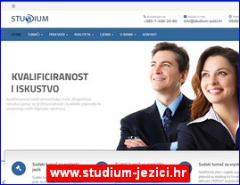 Foreign language schools, www.studium-jezici.hr